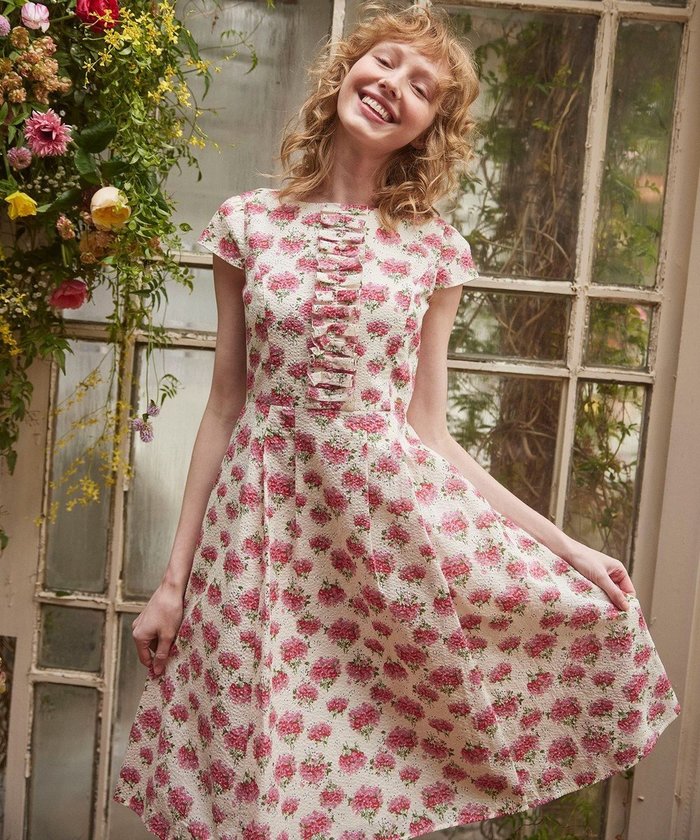 【トッカ/TOCCA】の【洗える】FLOWER BUD ドレス インテリア・キッズ・メンズ・レディースファッション・服の通販 founy(ファニー) https://founy.com/ ファッション Fashion レディースファッション Fashion for Women ワンピース Dresses フォーマル・パーティードレス・結婚式用ドレス Elegant & Casual Dresses 2024年 2024 2024春夏・S/S Spring/Summer 2024 SS24 ドレス Dress, One-Piece フラワー Flower, Floral 夏 Summer 春 Spring S/S・春夏 SS, Spring/Summer, Warm Season 洗える Machine Washable |ID: prp329100004563857 ipo3291000000032733238