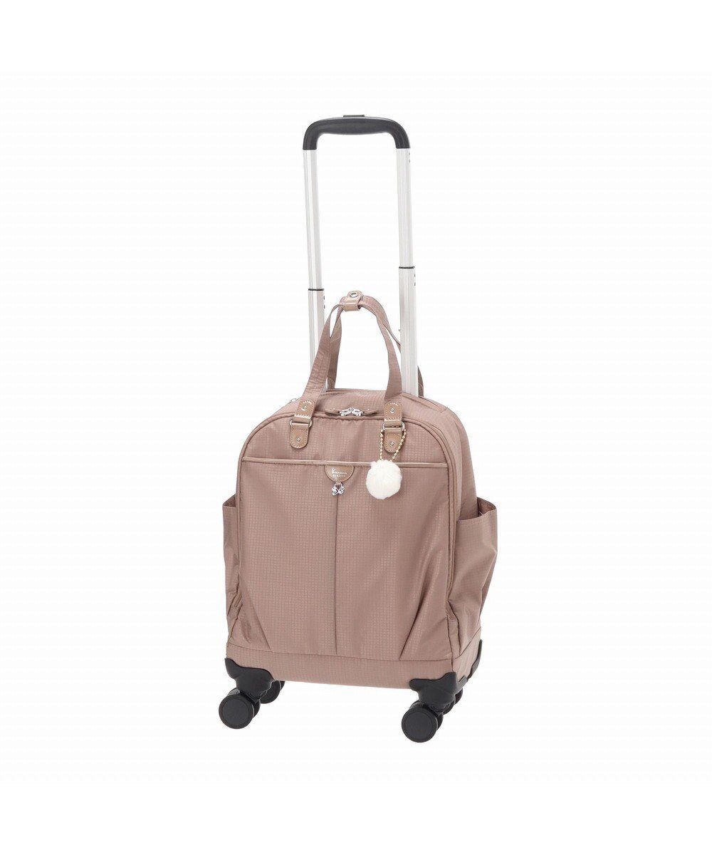 【エースバッグズアンドラゲッジ/ACE BAGS & LUGGAGE】のKanana project COLLECTION シェリTR スーツケース 2～3泊 機内持込 キャスターストッパー 17951 カナナプロジェクト コレクション インテリア・キッズ・メンズ・レディースファッション・服の通販 founy(ファニー) 　ファッション　Fashion　レディースファッション　Fashion for Women　スーツ　Business Suits & Workwear　クッション　Cushion, Throw Pillow　コレクション　Collection, Seasonal Line　傘　Umbrella, Parasol　軽量　Lightweight, Ultra Light　フロント　Front, Front Design　ポケット　Pocket, Pocket Detail　メッシュ　Mesh, Net Fabric　リュック　Backpack, Rucksack　再入荷　Restock / Back in Stock　旅行　Travel　スーツケース キャリーケース　Suitcase / Carry Case　エレガント 上品　Elegant　ギフト プレゼント　Gift / Present　ベージュ|ID: prp329100004563864 ipo3291000000033533627