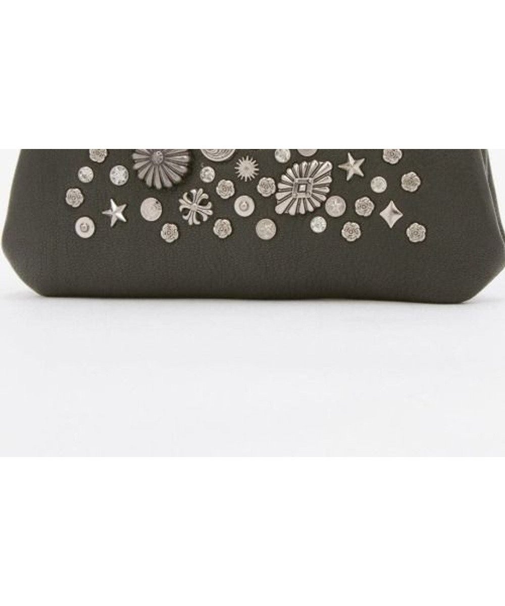 【アンビリオン/UNBILLION】のペルケ perche / マルチスタッズがま口ロングウォレット インテリア・キッズ・メンズ・レディースファッション・服の通販 founy(ファニー) 　ファッション　Fashion　レディースファッション　Fashion for Women　ミニ財布・二つ折り財布　Wallets & Card Cases　クール　Cool, Chic　スタッズ　Studs, Metal Accents　財布　Wallet, Purse　GY|ID: prp329100004563878 ipo3291000000036243584