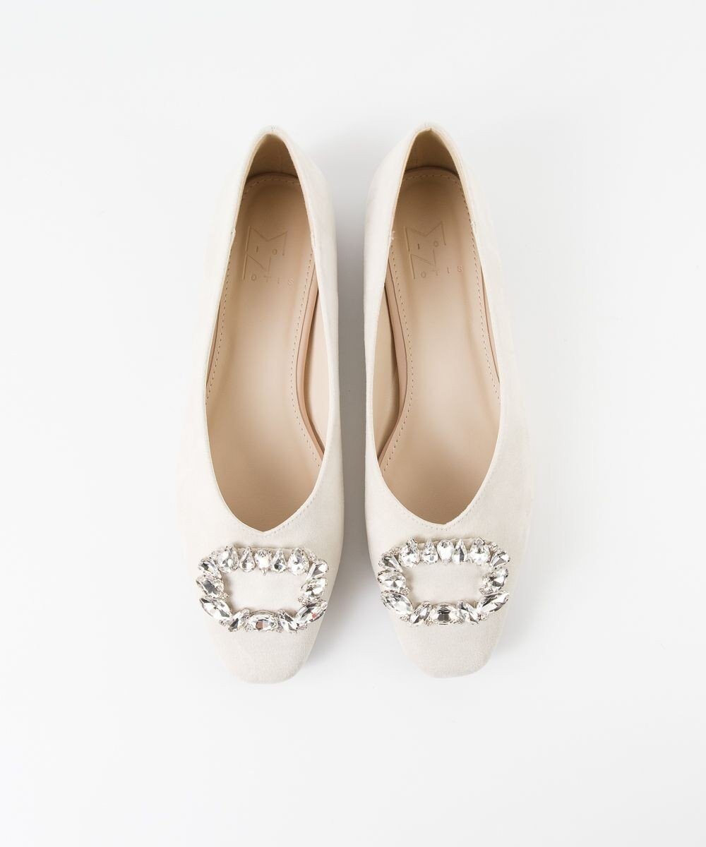 【ボントレ/BONTRE】の【MIONOTIS/ミオノティス】ビジューバックルパンプス/717B インテリア・キッズ・メンズ・レディースファッション・服の通販 founy(ファニー) ファッション Fashion レディースファッション Fashion for Women バッグ Bags オケージョン Occasion Wear シューズ Shoes, Footwear フォルム Silhouette, Form フラット Flat, Flat Shoes エレガント 上品 Elegant ベージュ|ID: prp329100004563884 ipo3291000000034615976