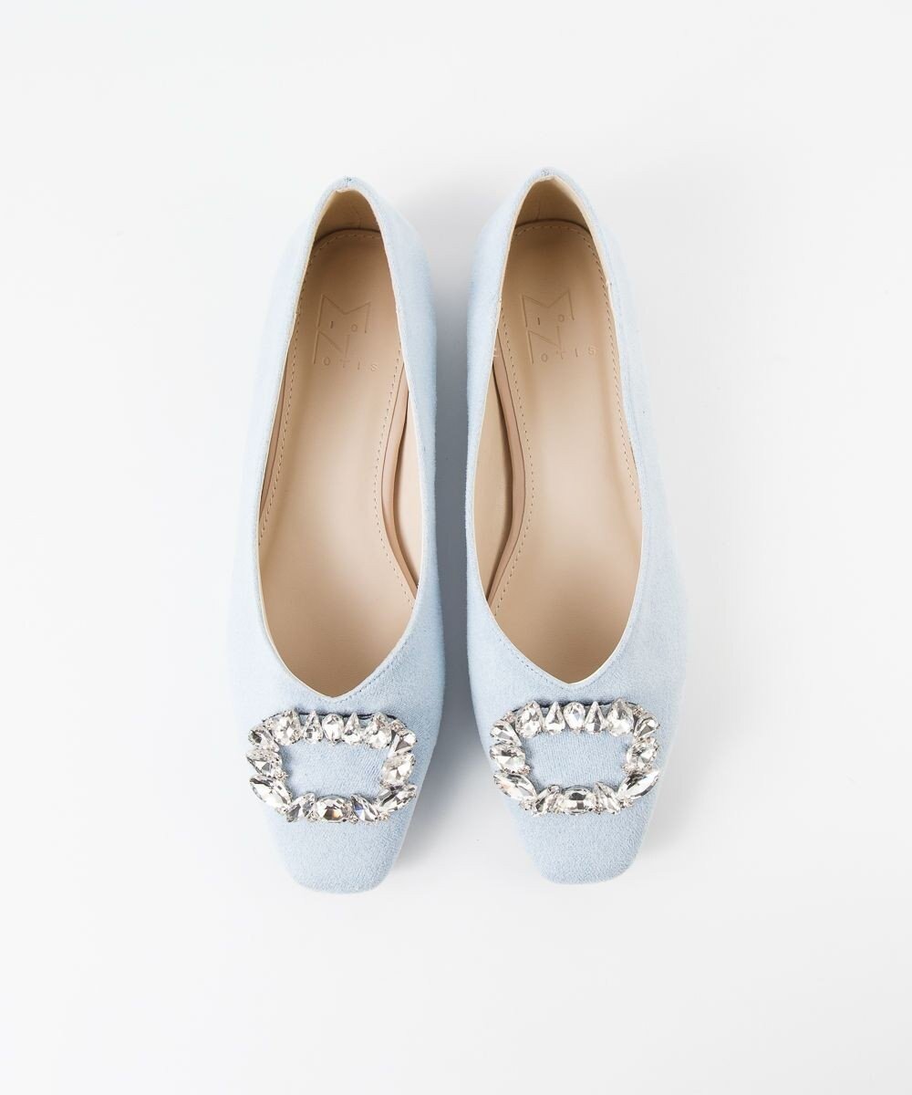 【ボントレ/BONTRE】の【MIONOTIS/ミオノティス】ビジューバックルパンプス/717B インテリア・キッズ・メンズ・レディースファッション・服の通販 founy(ファニー) ファッション Fashion レディースファッション Fashion for Women バッグ Bags オケージョン Occasion Wear シューズ Shoes, Footwear フォルム Silhouette, Form フラット Flat, Flat Shoes エレガント 上品 Elegant ブルー|ID: prp329100004563884 ipo3291000000034615977