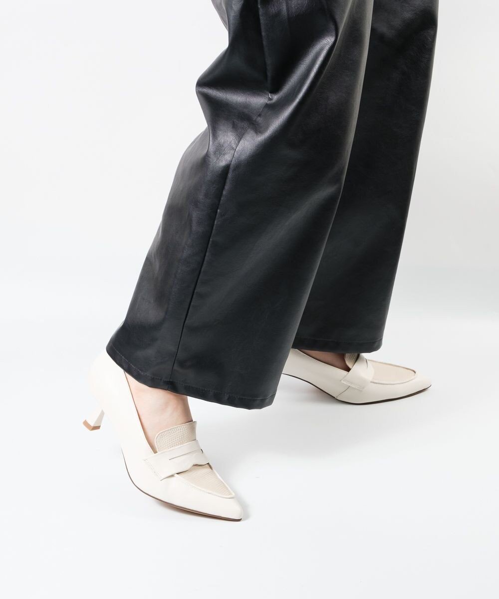 【ボントレ/BONTRE】の【MIONOTIS/ミオノティス】ヒールモカシンレザーパンプス/726B インテリア・キッズ・メンズ・レディースファッション・服の通販 founy(ファニー) 　ファッション　Fashion　レディースファッション　WOMEN　イエロー　Yellow　シューズ　Shoes　フィット　Fit　NEW・新作・新着・新入荷　New Arrivals　ホワイト|ID: prp329100004563889 ipo3291000000032274756