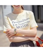 【組曲/KUMIKYOKU】の【綿100%】フロッキープリント Tシャツ 人気、トレンドファッション・服の通販 founy(ファニー) ファッション Fashion レディースファッション Fashion for Women トップス・カットソー Cut & Sew Tops シャツ・ブラウス・オフィスカジュアル Elegant Blouses & Button-Ups ロングTシャツ・Tシャツ Longline T-Shirts & Tees カットソー・ベーシックTシャツ Cut-and-Sewn Tops / Stretch Tees & Basics 春 Spring カットソー Cut and Sewn Top シリコン Silicone, Silicone Material スリット Slit, Slit Detail プリント Print, Printed Pattern ベルベット Velvet, Velvety S/S・春夏 SS, Spring/Summer, Warm Season 夏 Summer エレガント 上品 Elegant thumbnail カスタードイエロー系|ID: prp329100004563903 ipo3291000000033598412