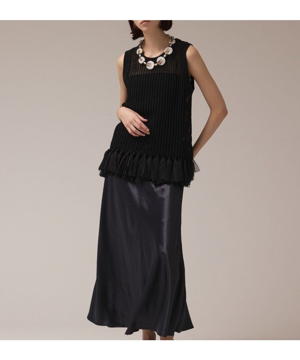 【グレース コンチネンタル/GRACE CONTINENTAL】のサテンバイアススカート インテリア・キッズ・メンズ・レディースファッション・服の通販 founy(ファニー) 　ファッション　Fashion　レディースファッション　Fashion for Women　スカート　Skirts　サテン　Satin, Glossy Fabric　バイアス　Bias, Diagonal Cut　マーメイド　Mermaid, Fishtail Silhouette　夏　Summer　春　Spring　S/S・春夏　SS, Spring/Summer, Warm Season　秋　Autumn　ネイビー|ID: prp329100004563904 ipo3291000000033658708