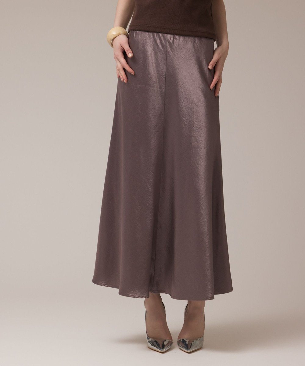 【グレース コンチネンタル/GRACE CONTINENTAL】のサテンバイアススカート インテリア・キッズ・メンズ・レディースファッション・服の通販 founy(ファニー) 　ファッション　Fashion　レディースファッション　Fashion for Women　スカート　Skirts　サテン　Satin, Glossy Fabric　バイアス　Bias, Diagonal Cut　マーメイド　Mermaid, Fishtail Silhouette　夏　Summer　春　Spring　S/S・春夏　SS, Spring/Summer, Warm Season　秋　Autumn　ブラウン|ID: prp329100004563904 ipo3291000000033658709