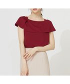 【エニィ スィス/any SiS】のケープディテール カットソー レッド|ID: prp329100004563905 ipo3291000000033568125