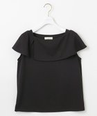 【エニィ スィス/any SiS】のケープディテール カットソー ブラック|ID: prp329100004563905 ipo3291000000034912174