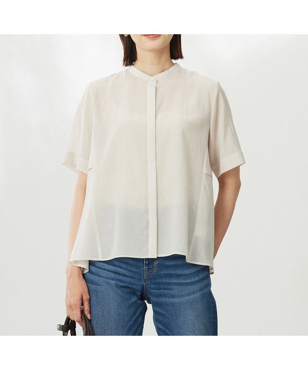 【ジェイ プレス/J.PRESS】の【WEB限定カラーあり・洗える・速乾・接触冷感】リライムライトローン バックフリル ブラウス インテリア・キッズ・メンズ・レディースファッション・服の通販 founy(ファニー) ファッション Fashion レディースファッション Fashion for Women トップス・カットソー Cut & Sew Tops シャツ・ブラウス・オフィスカジュアル Elegant Blouses & Button-Ups 春 Spring 洗える Machine Washable なめらか Smooth, Silky Texture フリル Frill, Ruffle フレア Flare, Flared ワイド Wide, Wide Fit S/S・春夏 SS, Spring/Summer, Warm Season おすすめ Recommended / Our Picks 日本製 Made In Japan 夏 Summer エレガント 上品 Elegant ライトベージュ系|ID: prp329100004563915 ipo3291000000033617649