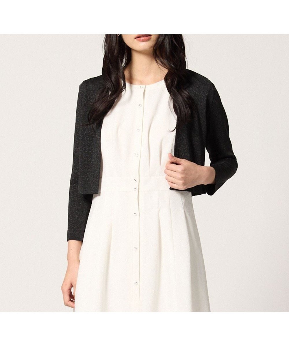 【トッカ/TOCCA】の【洗える・接触冷感・UVカット】AIRLY WINGS BOLERO ボレロ インテリア・キッズ・メンズ・レディースファッション・服の通販 founy(ファニー) 　ファッション　Fashion　レディースファッション　Fashion for Women　アウター　Coat / Outerwear Collection　ボレロ・ショート丈ジャケット / ドレス羽織りに　Boleros & Short Jackets　エアリー　Airy Texture　ボレロ　Bolero, Short Cardigan　夏　Summer　春　Spring　S/S・春夏　SS, Spring/Summer, Warm Season　洗える　Machine Washable　ブラック系5|ID: prp329100004563918 ipo3291000000032274945