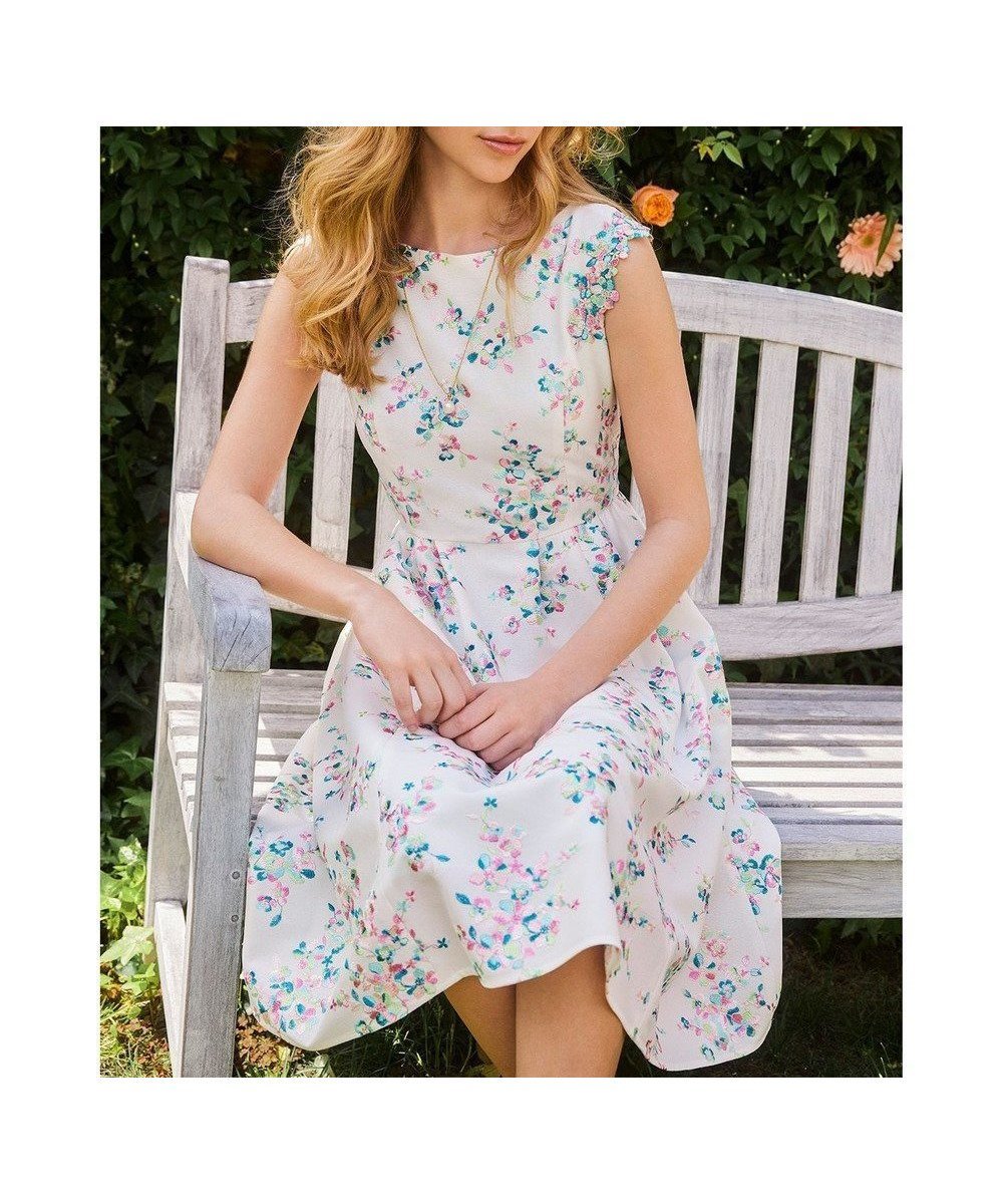 【トッカ/TOCCA】の【洗える・消臭】MOONBOW BRIDGE ドレス インテリア・キッズ・メンズ・レディースファッション・服の通販 founy(ファニー) 　ファッション　Fashion　レディースファッション　Fashion for Women　ワンピース　Dresses　フォーマル・パーティードレス・結婚式用ドレス　Elegant & Casual Dresses　ドレス　Dress, One-Piece　再入荷　Restock / Back in Stock　夏　Summer　S/S・春夏　SS, Spring/Summer, Warm Season　洗える　Machine Washable　A/W・秋冬　Autumn/Winter　アイボリー系7|ID: prp329100004563921 ipo3291000000032297333