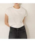 【アメリカンホリック/AMERICAN HOLIC】のきれいめフレンチスリーブコットンプルオーバー Off White|ID: prp329100004563953 ipo3291000000033658739