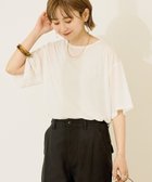 【アメリカンホリック/AMERICAN HOLIC】のシアーボックスTシャツ Off White|ID: prp329100004563957 ipo3291000000033533277