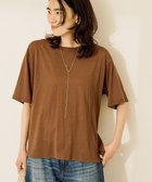 【アメリカンホリック/AMERICAN HOLIC】のシアーボックスTシャツ Brown|ID: prp329100004563957 ipo3291000000033533281
