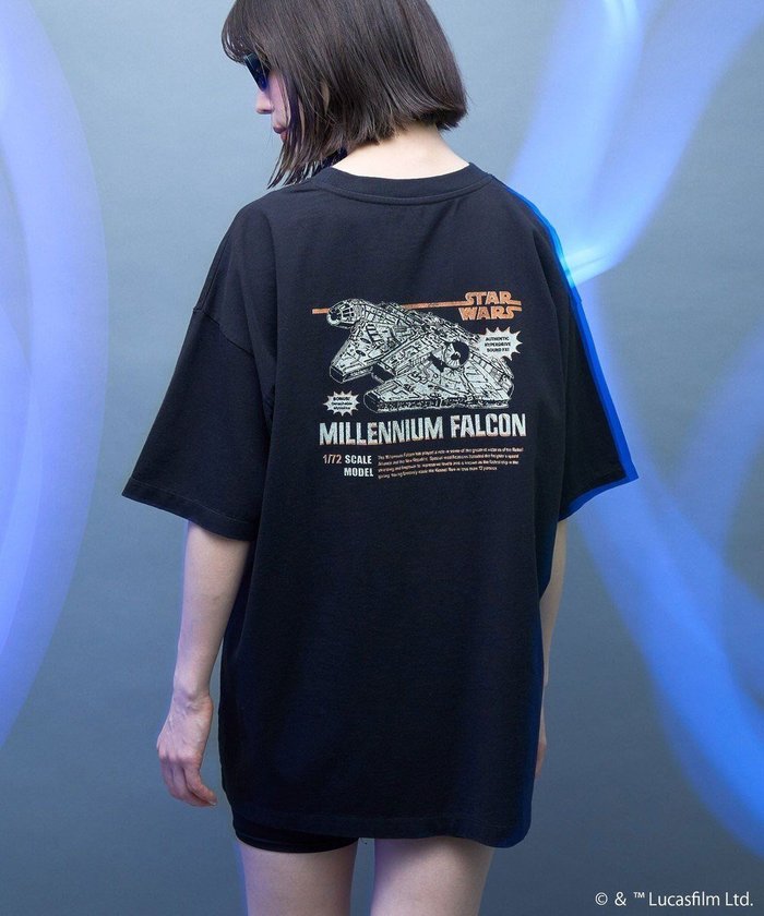 【アメリカンホリック/AMERICAN HOLIC】の【STAR WARS】Millennium Falcon Tシャツ インテリア・キッズ・メンズ・レディースファッション・服の通販 founy(ファニー) https://founy.com/ ファッション Fashion レディースファッション Ladies' Fashion Online トップス・カットソー Tops/Tshirt シャツ/ブラウス Shirts/Blouses ロング / Tシャツ T-Shirts カットソー Cut and Sewn ウォッシュ Wash カットソー Cut And Sew シルバー Silver デニム Denim フレア Flare フロント Front プリント Print ヴィンテージ Vintage 夏 Summer 春 Spring S/S・春夏 Ss・Spring/Summer |ID: prp329100004563973 ipo3291000000032275246