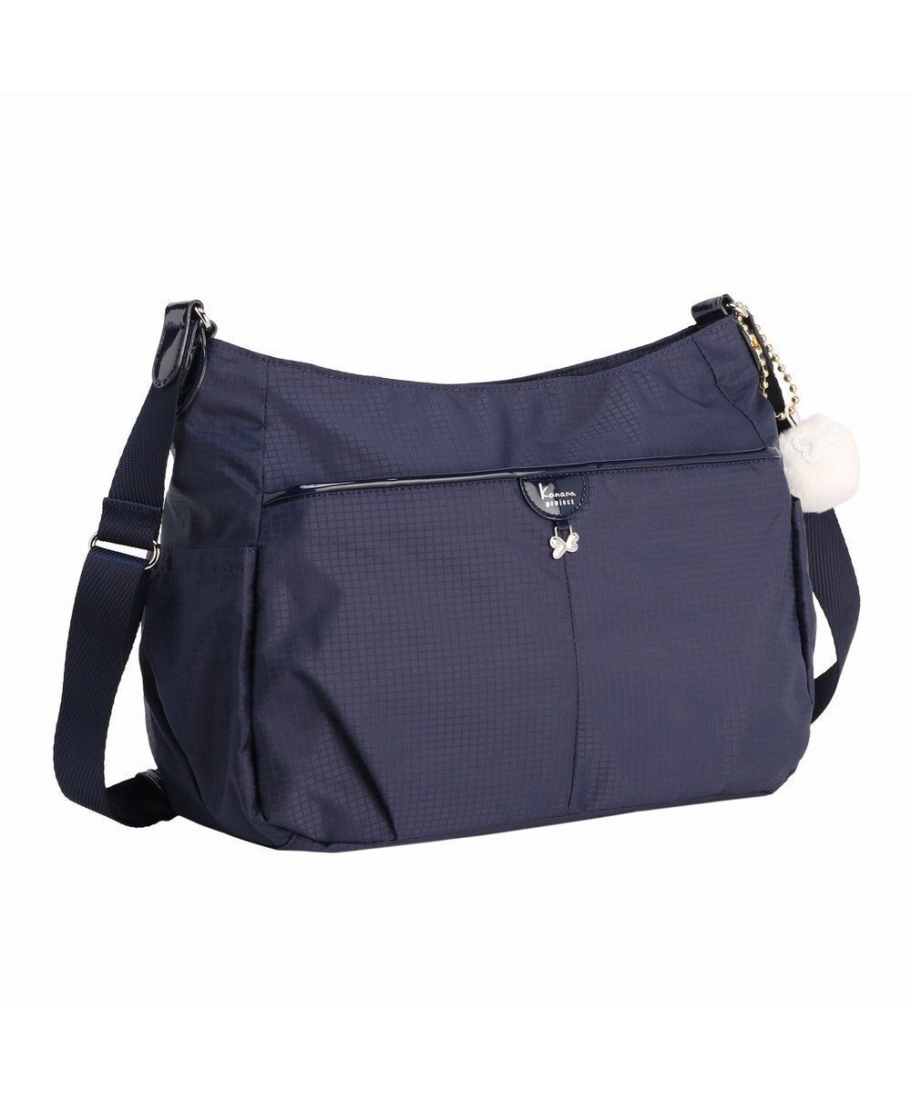 【エースバッグズアンドラゲッジ/ACE BAGS & LUGGAGE】のKanana project COLLECTION シェリ ショルダーバッグ 横L 17944 カナナプロジェクト コレクション インテリア・キッズ・メンズ・レディースファッション・服の通販 founy(ファニー) 　ファッション　Fashion　レディースファッション　Fashion for Women　クッション　Cushion, Throw Pillow　コレクション　Collection, Seasonal Line　軽量　Lightweight, Ultra Light　スマホ　Smartphone, Mobile Device　セットアップ　Set-Up, Coordinated Outfit　財布　Wallet, Purse　フロント　Front, Front Design　ポケット　Pocket, Pocket Detail　羽織　Haori, Light Jacket　メッシュ　Mesh, Net Fabric　リュック　Backpack, Rucksack　ワンポイント　One Point, Statement Accent　再入荷　Restock / Back in Stock　旅行　Travel　スーツケース キャリーケース　Suitcase / Carry Case　エレガント 上品　Elegant　ギフト プレゼント　Gift / Present　ネイビー|ID: prp329100004563994 ipo3291000000033376519