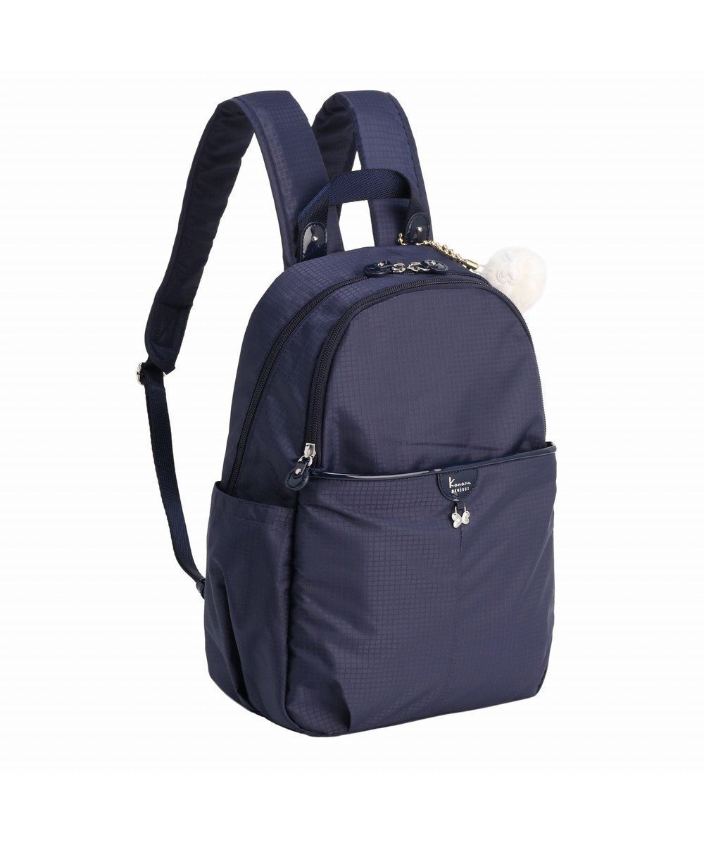 【エースバッグズアンドラゲッジ/ACE BAGS & LUGGAGE】のKanana project COLLECTION シェリ リュックサック 17945 カナナプロジェクト コレクション インテリア・キッズ・メンズ・レディースファッション・服の通販 founy(ファニー) 　ファッション　Fashion　レディースファッション　Ladies' Fashion Online　バッグ　Bag　クッション　Cushion　コレクション　Collection　傘　Umbrella　軽量　Lightweight　セットアップ　Set Up　フロント　Front　ポケット　Pocket　メッシュ　Mesh　リュック　Ruck Sack　ワンポイント　One Point　再入荷　Restock/Back In Stock/Re Arrival　旅行　Travel　スーツケース キャリーケース　Suitcase　エレガント 上品　Elegant　ギフト プレゼント　Gift Present　ネイビー|ID: prp329100004563996 ipo3291000000032275354
