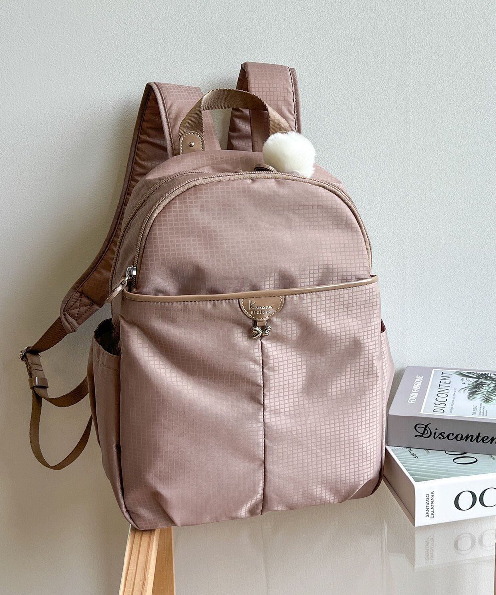 【エースバッグズアンドラゲッジ/ACE BAGS & LUGGAGE】のKanana project COLLECTION シェリ リュックサック 17945 カナナプロジェクト コレクション インテリア・キッズ・メンズ・レディースファッション・服の通販 founy(ファニー) 　ファッション　Fashion　レディースファッション　Ladies' Fashion Online　バッグ　Bag　クッション　Cushion　コレクション　Collection　傘　Umbrella　軽量　Lightweight　セットアップ　Set Up　フロント　Front　ポケット　Pocket　メッシュ　Mesh　リュック　Ruck Sack　ワンポイント　One Point　再入荷　Restock/Back In Stock/Re Arrival　旅行　Travel　スーツケース キャリーケース　Suitcase　エレガント 上品　Elegant　ギフト プレゼント　Gift Present　ベージュ|ID: prp329100004563996 ipo3291000000032689360