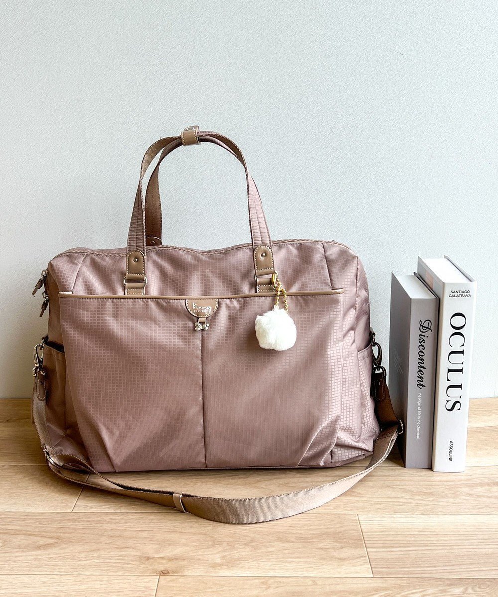 【エースバッグズアンドラゲッジ/ACE BAGS & LUGGAGE】のKanana project COLLECTION シェリ ボストンバッグ 17947 カナナプロジェクト コレクション インテリア・キッズ・メンズ・レディースファッション・服の通販 founy(ファニー) 　ファッション　Fashion　レディースファッション　Fashion for Women　クッション　Cushion, Throw Pillow　コレクション　Collection, Seasonal Line　傘　Umbrella, Parasol　軽量　Lightweight, Ultra Light　ショルダー　Shoulder, Shoulder Strap　スマホ　Smartphone, Mobile Device　セットアップ　Set-Up, Coordinated Outfit　フロント　Front, Front Design　ボストンバッグ　Boston Bag, Retro Bag　ポケット　Pocket, Pocket Detail　メッシュ　Mesh, Net Fabric　リュック　Backpack, Rucksack　ワンポイント　One Point, Statement Accent　再入荷　Restock / Back in Stock　おすすめ　Recommended / Our Picks　旅行　Travel　スーツケース キャリーケース　Suitcase / Carry Case　エレガント 上品　Elegant　ギフト プレゼント　Gift / Present　ベージュ|ID: prp329100004563999 ipo3291000000032726579