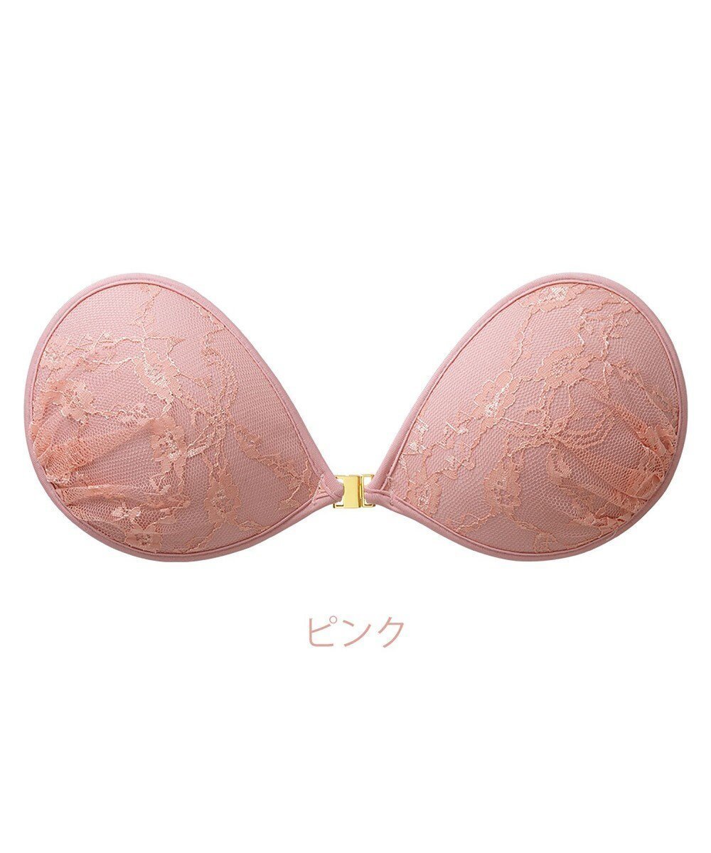 【ブラデリス ニューヨーク/BRADELIS New York】の【NuBra / ボリュームアップ】パテッドヌーブラ オレリー 蒸れにくい バックレス コレクション デザインヌーブラ 正規品 インテリア・キッズ・メンズ・レディースファッション・服の通販 founy(ファニー) 　ファッション　Fashion　レディースファッション　WOMEN　バッグ　Bag　アンダー　Under　エレガント 上品　Elegant　オイル　Oil　オフショルダー　Off Shoulder　春　Spring　キャミソール　Camisole　コレクション　Collection　軽量　Lightweight　ショルダー　Shoulder　ショーツ　Shorts　シリコン　Silicon　タオル　Towel　ドレス　Dress　人気　Popularity　パイピング　Piping　フォルム　Form　ブラジャー　Bra　レース　Race　S/S・春夏　Ss・Spring/Summer　NEW・新作・新着・新入荷　New Arrivals　おすすめ　Recommend　夏　Summer　結婚式　Wedding Ceremony　ピンク|ID: prp329100004564011 ipo3291000000032275441