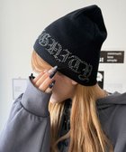 【ウィゴー/WEGO】のラインストーンシングルニットワッチ ブラック|ID: prp329100004564046 ipo3291000000032275689