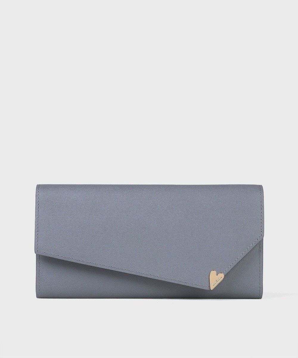 【ポール スミス/Paul Smith】のラブレター 長財布 インテリア・キッズ・メンズ・レディースファッション・服の通販 founy(ファニー) 　ファッション　Fashion　レディースファッション　Fashion for Women　ミニ財布・二つ折り財布　Wallets & Card Cases　財布　Wallet, Purse　人気　Popular, Best Seller　フォルム　Silhouette, Form　ポケット　Pocket, Pocket Detail　メタル　Metal, Metal Parts　エレガント 上品　Elegant　アイスグレー|ID: prp329100004564551 ipo3291000000033552028