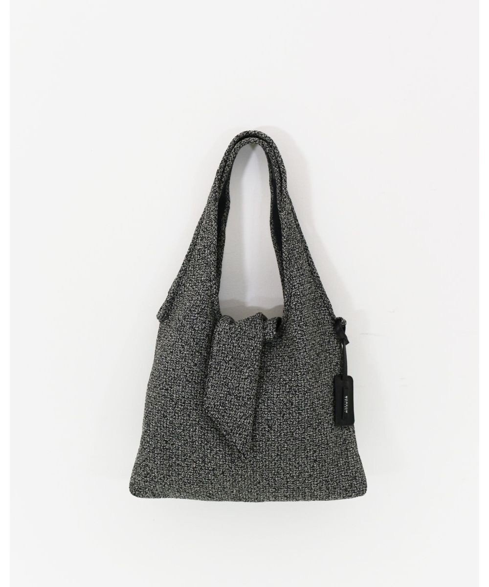 【モローバイサンク/MORROW by thank】のDREW トートバッグSサイズ インテリア・キッズ・メンズ・レディースファッション・服の通販 founy(ファニー) 　ファッション　Fashion　レディースファッション　Fashion for Women　バッグ　Bags　オックス　Oxford Fabric　コンパクト　Compact, Small Size　傘　Umbrella, Parasol　シンプル　Simple, Minimal　スカーフ　Scarf, Neckwear　スタイリッシュ　Stylish, Fashionable　ストライプ　Stripe, Striped Pattern　ツイード　Twill, Twill Weave　トライアングル　Triangle, Triangular Shape　トレンド　Trend, Trending Now　トートバッグ　Tote Bag, Large Shoulder Bag　ハンド　Hand, Handmade　パイピング　Piping, Trim Design　フィット　Fit, Slim Fit　フラット　Flat, Flat Shoes　フラワー　Flower, Floral　ポケット　Pocket, Pocket Detail　ミックス　Mix, Mixed Style　リネン　Linen, Linen Fabric　リボン　Ribbon, Bow　おすすめ　Recommended / Our Picks　日本製　Made In Japan　ブラック ミックス|ID: prp329100004564564 ipo3291000000032695952