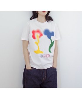 【シトム/SITOM】の【Morio Deguchi コラボ】 フラワーグラフィックTシャツ ホワイト 人気、トレンドファッション・服の通販 founy(ファニー) ファッション Fashion レディースファッション WOMEN トップス・カットソー Tops/Tshirt シャツ/ブラウス Shirts/Blouses ロング / Tシャツ T-Shirts カットソー Cut and Sewn 春 Spring カットソー Cut And Sew グラフィック Graphic コラボ Collaboration パターン Pattern フラワー Flower ベーシック Basic S/S・春夏 Ss・Spring/Summer 夏 Summer 卒業式 Graduation Ceremony ビジネス 仕事 通勤 Business |ID:prp329100004564605