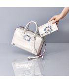 【アクセソワドゥマドモワゼルジャップ/A.D.M.J】の【牛革】ヴィッテリグリシャムウェンディ/クリスタルソーイングボストン28cm 人気、トレンドファッション・服の通販 founy(ファニー) ファッション Fashion レディースファッション WOMEN イタリア Italy クリスタル Crystal スワロフスキー Swarovski ダブル Double ボストンバッグ Boston Bag ポケット Pocket モチーフ Motif thumbnail プラチナ|ID: prp329100004564619 ipo3291000000032281216