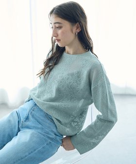 【イェッカ ヴェッカ/YECCA VECCA】のレース柄ニット 人気、トレンドファッション・服の通販 founy(ファニー) ファッション Fashion レディースファッション WOMEN トップス・カットソー Tops/Tshirt ニット Knit Tops おすすめ Recommend セーター Sweater デコルテ Decolletage ボックス Box ポケット Pocket レース Race ワイド Wide エレガント 上品 Elegant 再入荷 Restock/Back In Stock/Re Arrival 夏 Summer 春 Spring S/S・春夏 Ss・Spring/Summer |ID:prp329100004564694