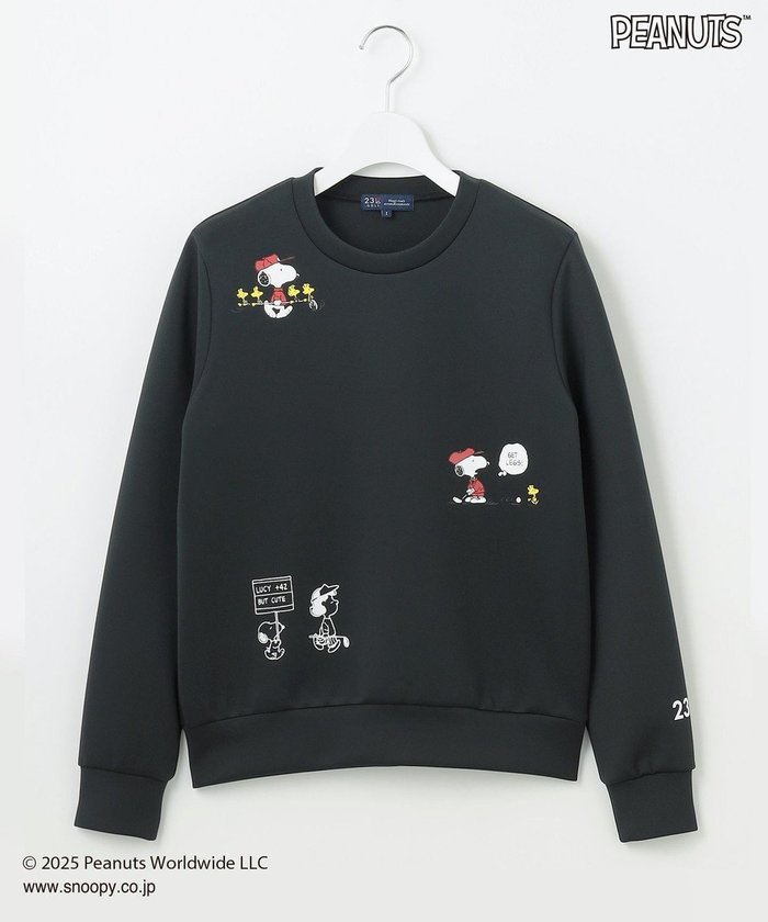 【23区 ゴルフ/NIJYUSANKU GOLF】の【WOMEN】『PEANUTS』コラボプリントトレーナー インテリア・キッズ・メンズ・レディースファッション・服の通販 founy(ファニー) https://founy.com/ ファッション Fashion レディースファッション Fashion for Women トップス・カットソー Cut & Sew Tops レディースパーカー・カジュアルフーディー Casual Hoodies & Sweatshirts スウェット・クルーネックトップス Sweatshirts & Crewnecks / Relaxed Fit Sweat Tops 春 Spring 軽量 Lightweight, Ultra Light スウェット / スエット Sweatshirt, Sweatwear スタイリッシュ Stylish, Fashionable ストレッチ Stretch, Stretchy Fabric フィット Fit, Slim Fit プリント Print, Printed Pattern ポロシャツ Polo Shirt, Collared Tee モックネック Mock Neck, Short Turtleneck S/S・春夏 SS, Spring/Summer, Warm Season おすすめ Recommended / Our Picks 夏 Summer ゴルフ Golf |ID: prp329100004564729 ipo3291000000033552248