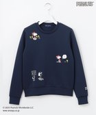 【23区 ゴルフ/NIJYUSANKU GOLF】の【WOMEN】『PEANUTS』コラボプリントトレーナー ネイビー系|ID: prp329100004564729 ipo3291000000033552250
