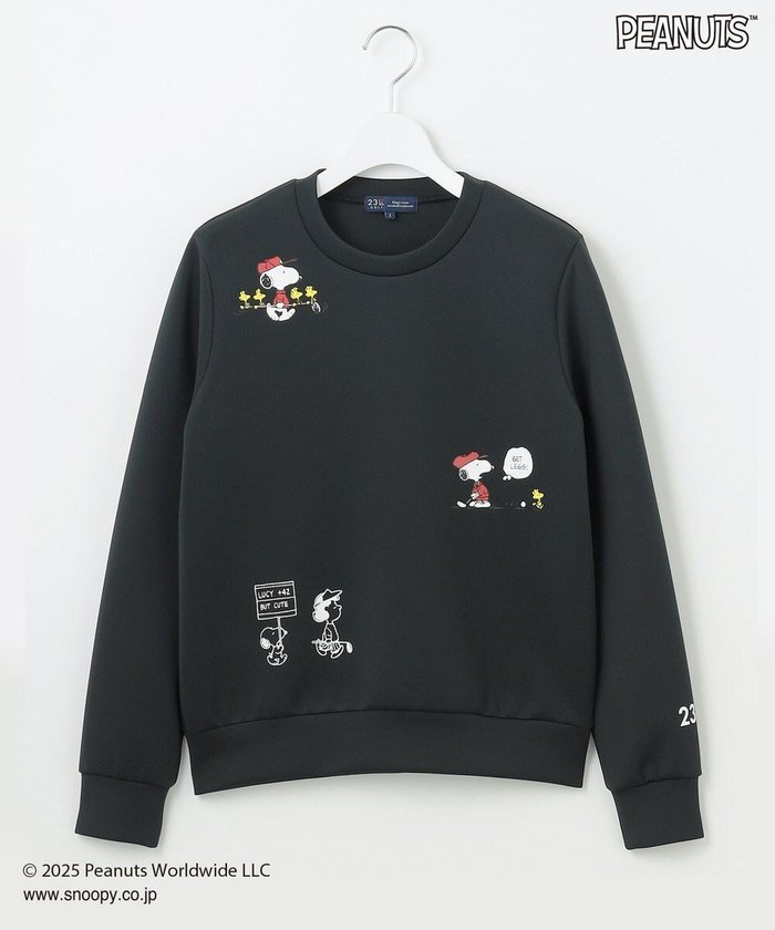 【23区 ゴルフ/NIJYUSANKU GOLF】の【WOMEN】『PEANUTS』コラボプリントトレーナー インテリア・キッズ・メンズ・レディースファッション・服の通販 founy(ファニー) https://founy.com/ ファッション Fashion レディースファッション Fashion for Women トップス・カットソー Cut & Sew Tops レディースパーカー・カジュアルフーディー Casual Hoodies & Sweatshirts スウェット・クルーネックトップス Sweatshirts & Crewnecks / Relaxed Fit Sweat Tops 春 Spring 軽量 Lightweight, Ultra Light スウェット / スエット Sweatshirt, Sweatwear スタイリッシュ Stylish, Fashionable ストレッチ Stretch, Stretchy Fabric フィット Fit, Slim Fit プリント Print, Printed Pattern ポロシャツ Polo Shirt, Collared Tee モックネック Mock Neck, Short Turtleneck S/S・春夏 SS, Spring/Summer, Warm Season おすすめ Recommended / Our Picks 夏 Summer ゴルフ Golf |ID: prp329100004564729 ipo3291000000035642025