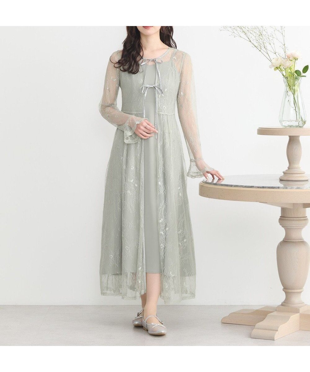 【アースミュージックアンドエコロジー/earth music&ecology】のSET2点レースワンピース+キャミワンピース 人気、トレンドファッション・服の通販 founy(ファニー) 　ファッション　Fashion　レディースファッション　Fashion for Women　ワンピース　Dresses　キャミソールワンピース　Camisole Dresses　インナー　Innerwear　キャミソール　Camisole, Spaghetti Strap Top　キャミワンピース　Cami Dress, Slip Dress　シンプル　Simple, Minimal　フェミニン　Feminine, Girly　ポケット　Pocket, Pocket Detail　リボン　Ribbon, Bow　レース　Lace, Lace Fabric　夏　Summer　S/S・春夏　SS, Spring/Summer, Warm Season　A/W・秋冬　Autumn/Winter　 other-1|ID: prp329100004564807 ipo3291000000033232953