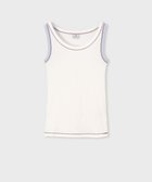 【ポール スミス/Paul Smith】の【洗える】カラーステッチ リブ ノースリーブ ホワイト|ID: prp329100004564885 ipo3291000000032765939