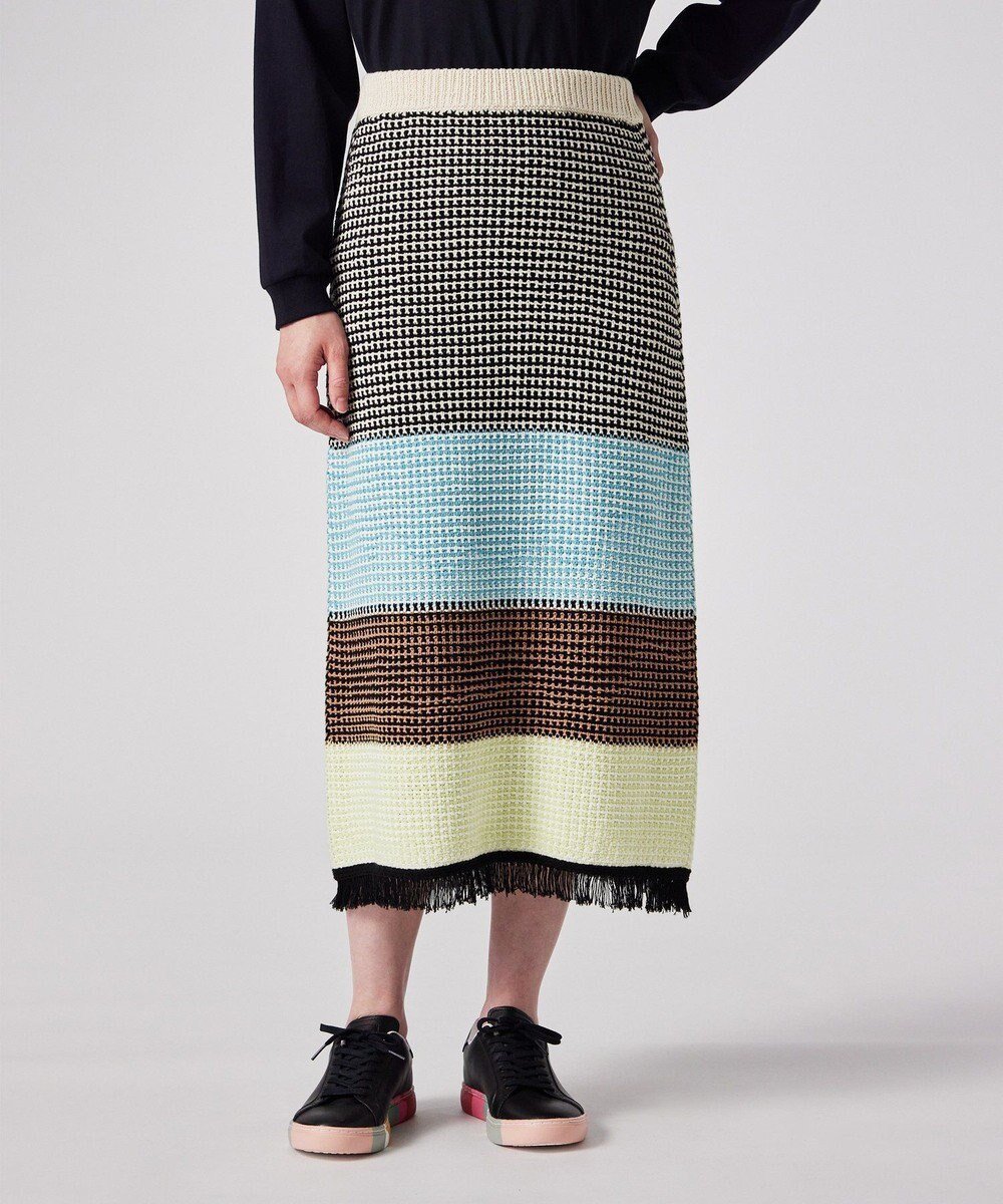 【ポール スミス/Paul Smith】の【洗える】クロッシェ スカート 人気、トレンドファッション・服の通販 founy(ファニー) 　ファッション　Fashion　レディースファッション　WOMEN　スカート　Skirt　おすすめ　Recommend　カットソー　Cut And Sew　シアー　Sheer　フェミニン　Feminine　フリンジ　Fringe　ブルゾン　Blouson　ブロック　Block　夏　Summer　S/S・春夏　Ss・Spring/Summer　洗える　Washable　A/W・秋冬　Aw・Autumn/Winter・Fw・Fall-Winter　 other-1|ID: prp329100004564888 ipo3291000000032282849