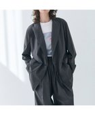 【ベイジ,/BEIGE,】の【洗える・FUDGE 6月号掲載】MALLOW / コットンテーラードオーバージャケット Slate|ID: prp329100004564901 ipo3291000000032282937