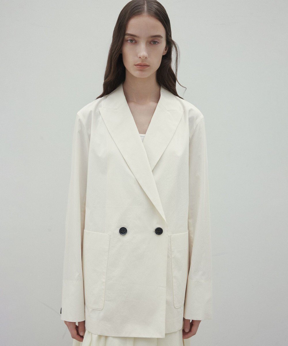 【ベイジ,/BEIGE,】の【洗える・FUDGE 6月号掲載】MALLOW / コットンテーラードオーバージャケット 人気、トレンドファッション・服の通販 founy(ファニー) 　雑誌掲載アイテム　Magazine Picks & Fashion Features　ファッション雑誌　Fashion Magazines　ファッジ　FUDGE　ファッション　Fashion　レディースファッション　Fashion for Women　アウター　Coat / Outerwear Collection　レディースジャケット・軽アウター　Jackets　テーラードジャケット / 通勤・きれいめスタイル　Tailored Jackets & Blazers　6月号　June Issue, Jun. Edition　ジャケット　Jacket, Outerwear　セットアップ　Set-Up, Coordinated Outfit　ボトム　Bottoms, Lower Wear　マニッシュ　Mannish, Boyish　ビジネス 仕事 通勤　Business / Work / Commuting　夏　Summer　春　Spring　S/S・春夏　SS, Spring/Summer, Warm Season　洗える　Machine Washable　羽織　Haori, Light Jacket　雑誌　Magazine, Fashion Magazine　 other-1|ID: prp329100004564901 ipo3291000000033640836