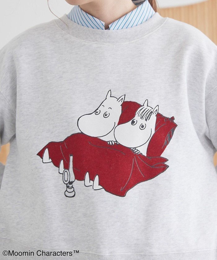【アメリカンホリック/AMERICAN HOLIC】のMoomin フロッキープリント裏毛プルオーバー インテリア・キッズ・メンズ・レディースファッション・服の通販 founy(ファニー) https://founy.com/ ファッション Fashion レディースファッション Fashion for Women トップス・カットソー Cut & Sew Tops レディースパーカー・カジュアルフーディー Casual Hoodies & Sweatshirts カジュアルプルオーバー・ニットトップス Pullovers & Knit Tops / Casual Pullovers スウェット・クルーネックトップス Sweatshirts & Crewnecks / Relaxed Fit Sweat Tops スウェット / スエット Sweatshirt, Sweatwear 夏 Summer 春 Spring S/S・春夏 SS, Spring/Summer, Warm Season |ID: prp329100004564909 ipo3291000000032686762