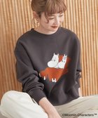 【アメリカンホリック/AMERICAN HOLIC】のMoomin フロッキープリント裏毛プルオーバー Charcoal Gray|ID: prp329100004564909 ipo3291000000032686765
