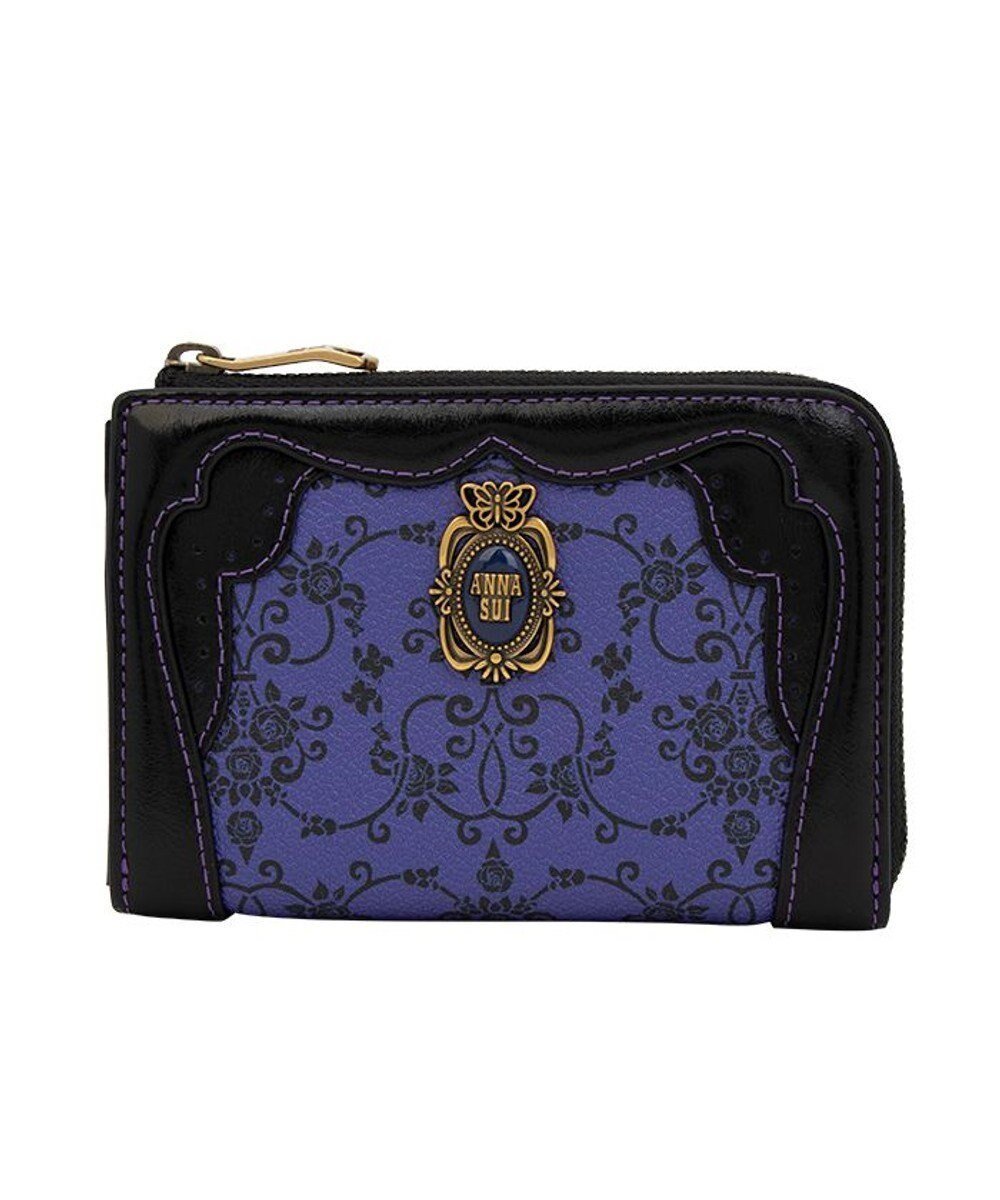 【アナスイ/ANNA SUI】のリーブル マルチケース インテリア・キッズ・メンズ・レディースファッション・服の通販 founy(ファニー) 　ファッション　Fashion　レディースファッション　Fashion for Women　ミニ財布・二つ折り財布　Wallets & Card Cases　クラシック　Classic, Timeless Style　ブローチ　Brooch, Pin Brooch　プリント　Print, Printed Pattern　ヴィンテージ　Vintage Style　エレガント 上品　Elegant　財布　Wallet, Purse　軽量　Lightweight, Ultra Light　パープル|ID: prp329100004564929 ipo3291000000033499571