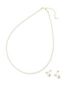 【グリーンパークス/Green Parks】の・HALF TIME ピアス・パールネックレスセット White|ID: prp329100004564940 ipo3291000000033580319