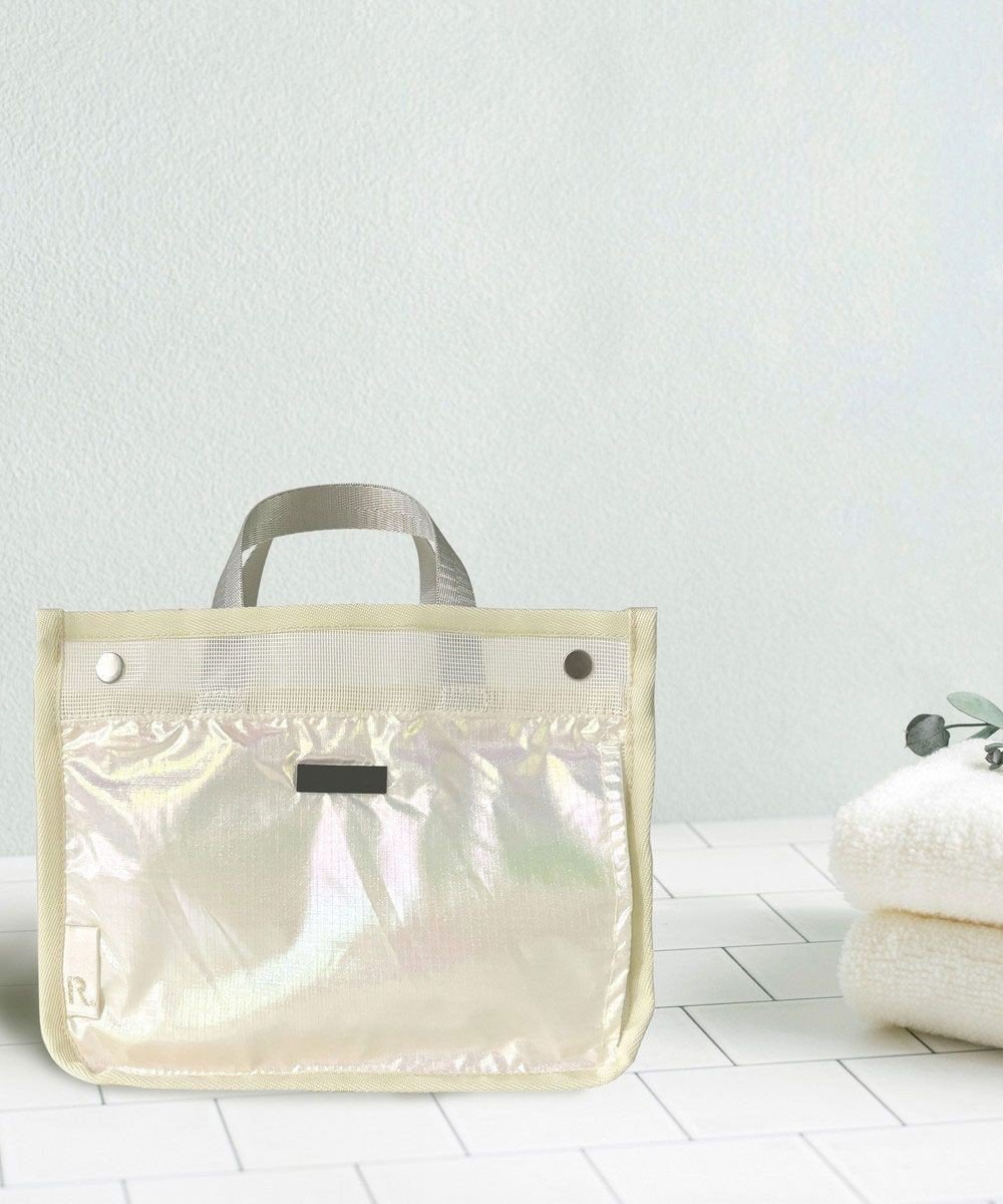 【ルートート/ROOTOTE】の1063【バッグインバッグにも】 LT.スパルー.ルミエ-A インテリア・キッズ・メンズ・レディースファッション・服の通販 founy(ファニー) 　ファッション　Fashion　レディースファッション　Ladies' Fashion Online　バッグ　Bag　カメラ　Camera　巾着　Purse　ドット　Dot　フィット　Fit　ポケット　Pocket　メッシュ　Mesh　旅行　Travel　小旅行　Trip　04:パールホワイト|ID: prp329100004564959 ipo3291000000032562706