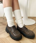 【ウィゴー/WEGO】のレースアップシューズ ブラウン|ID: prp329100004564972 ipo3291000000033480635