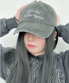 【ウィゴー/WEGO】のロゴ刺繍ピグメントキャップ ブラックその他|ID: prp329100004564974 ipo3291000000032283453
