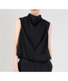 【23区/NIJYUSANKU】の【エステータ】コットンダブルクロス ノースリーブブラウス ブラック系|ID: prp329100004564987 ipo3291000000032662750