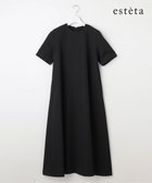 【23区/NIJYUSANKU】の【エステータ】ウールリネン 半袖フレアワンピース ブラック系|ID: prp329100004565000 ipo3291000000033314394