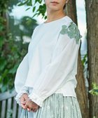【ムーク/muuc】の〈コットン100%強撚糸〉〈遠州織物の工場で織られた上質な生地〉〈清涼感とシアー感〉コットンシフォンドビー 花モチーフ付きブラウス 人気、トレンドファッション・服の通販 founy(ファニー) ファッション Fashion レディースファッション WOMEN トップス・カットソー Tops/Tshirt シャツ/ブラウス Shirts/Blouses キャンバス Canvas シアー Sheer シンプル Simple 手編み Hand Knitting パターン Pattern モチーフ Motif A/W・秋冬 Aw・Autumn/Winter・Fw・Fall-Winter S/S・春夏 Ss・Spring/Summer 再入荷 Restock/Back In Stock/Re Arrival 夏 Summer エレガント 上品 Elegant thumbnail ホワイト|ID: prp329100004565057 ipo3291000000032283944