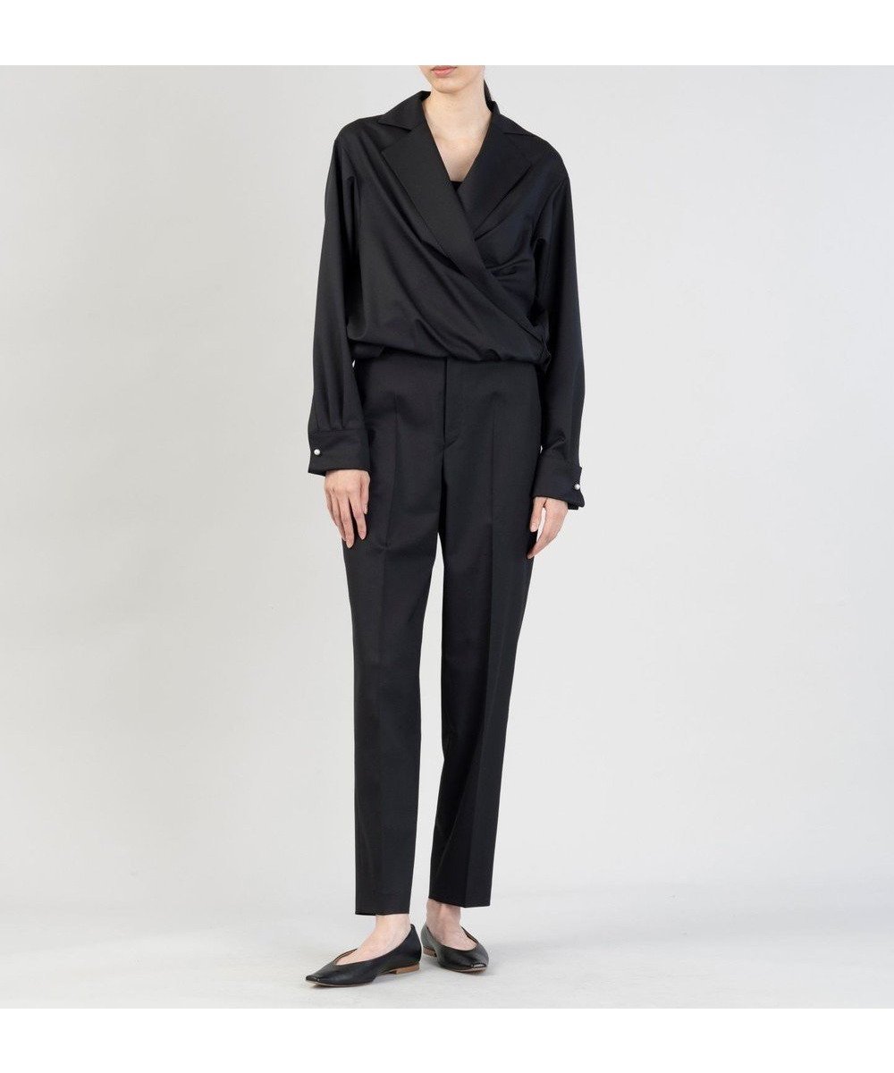 【23区/NIJYUSANKU】の【エステータ】ウールシルクギャバジン パンツ 人気、トレンドファッション・服の通販 founy(ファニー) 　ファッション　Fashion　レディースファッション　Fashion for Women　パンツ　Pants & Trousers　春　Spring　秋　Autumn　シルク　Silk, 100% Silk　シンプル　Simple, Minimal　ストレッチ　Stretch, Stretchy Fabric　S/S・春夏　SS, Spring/Summer, Warm Season　おすすめ　Recommended / Our Picks　夏　Summer　 other-1|ID: prp329100004565064 ipo3291000000033468020