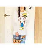 【ツモリチサト スリープ/tsumori chisato SLEEP】のツモリチサト トップス 長袖 ルームウエア 綿100%(本体) 天竺素材 レディース UTX543 /ワコール アイボリー|ID: prp329100004565069 ipo3291000000032647876
