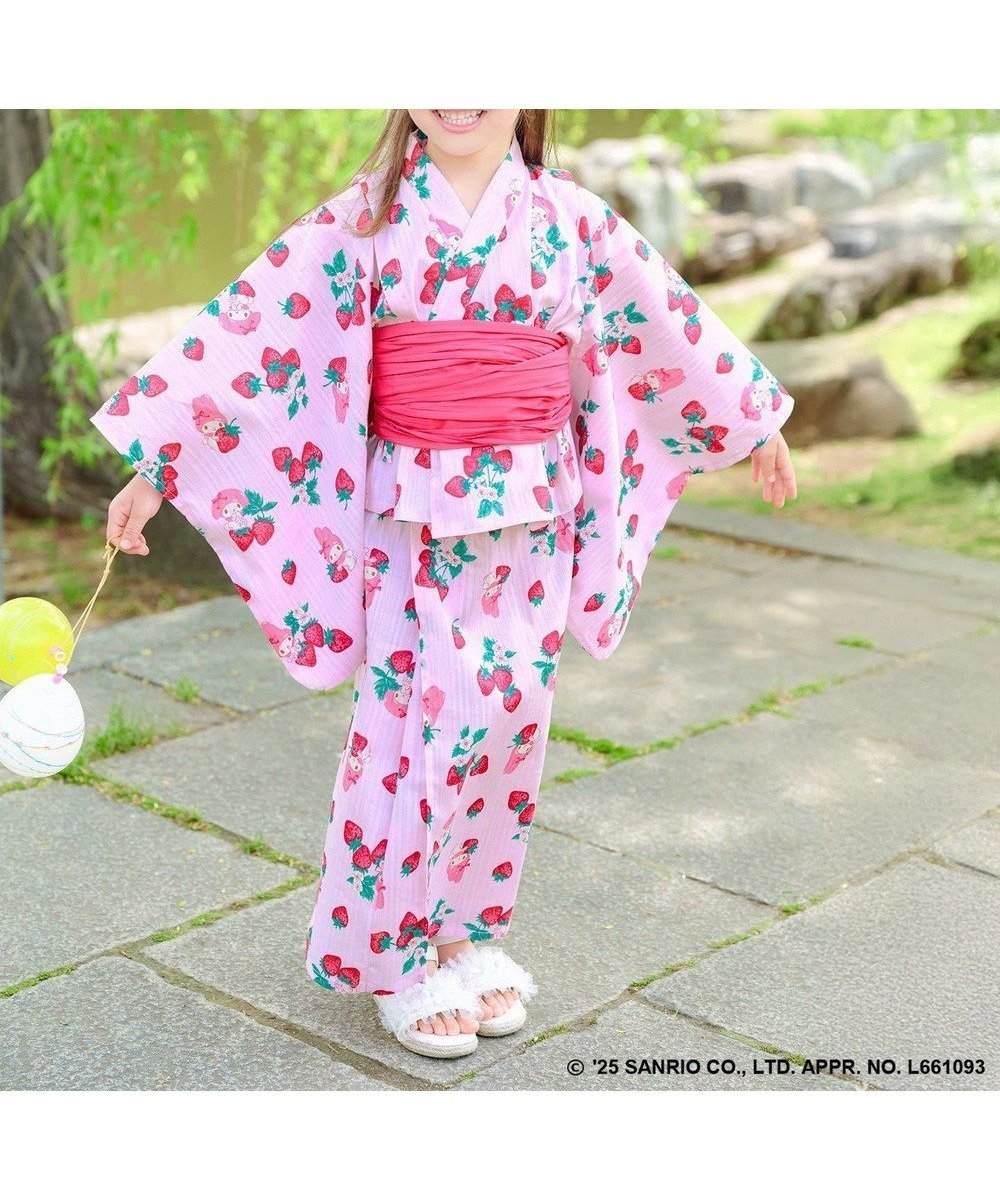 【エニファム/any FAM / KIDS】の【any FAM×サンリオキャラクターズ】2WAY 浴衣セット インテリア・キッズ・メンズ・レディースファッション・服の通販 founy(ファニー) 　ファッション　Fashion　キッズファッション　Fashion for Kids　春　Spring　キャラクター　Character, Licensed Characters　セパレート　Separate, Two-Piece　チェック　Check, Plaid, Tartan　モチーフ　Motif, Design Theme　水着　Swimsuit, Swimwear　S/S・春夏　SS, Spring/Summer, Warm Season　夏　Summer　マイメロディ×イチゴ|ID: prp329100004565418 ipo3291000000032287281